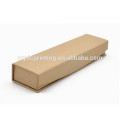 Lid and Base Gift Packaging Brown Paper Box with Clear Window